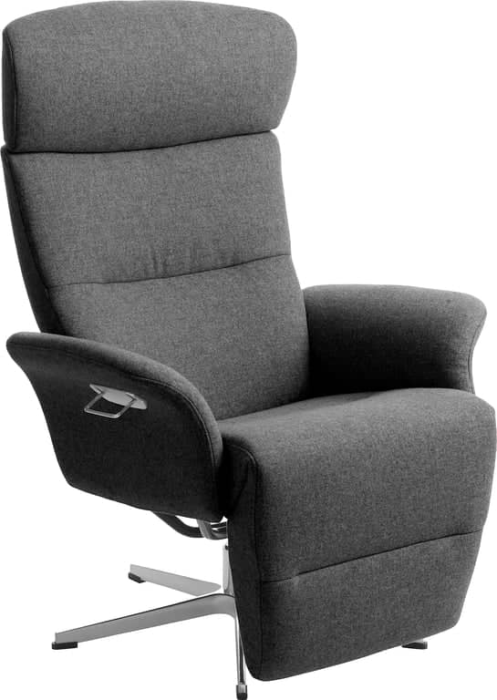 Conform Master recliner  - Svingfot alu stoff Facet Antracit 1326-79  - Produktbilde