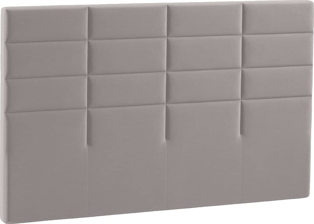 Svane® Paris sengegavl - B 200 cm H 115 cm. Stoff Moment Ice Grey - Produktbilde