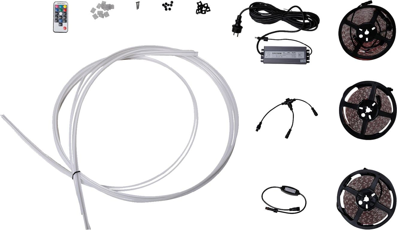 LED belysning til pergola tak, 3x4 meter.