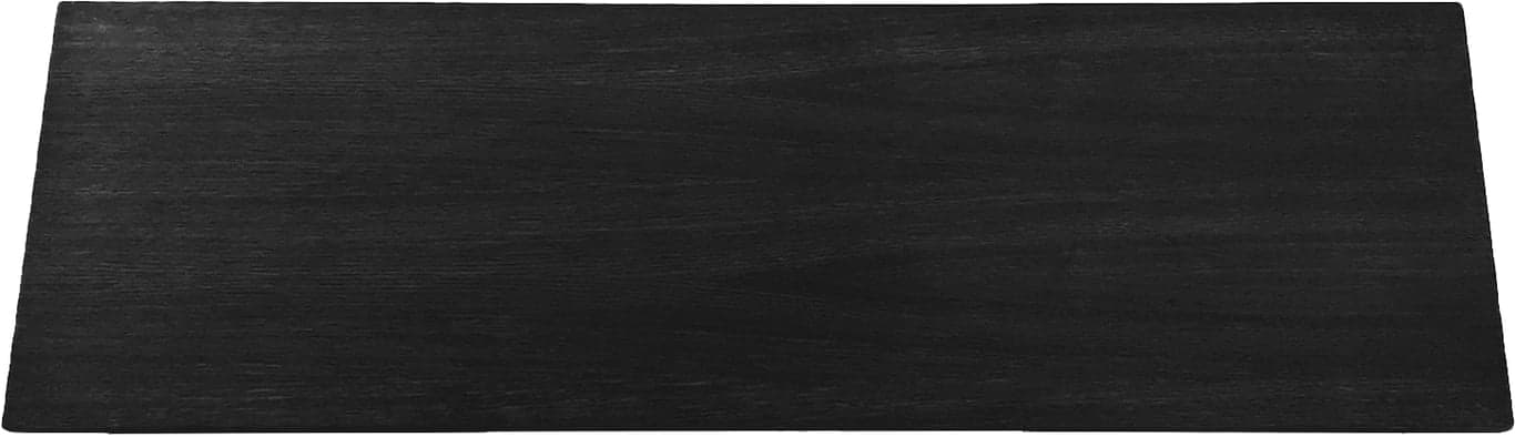 45 x 138 cm,  svartlakkert