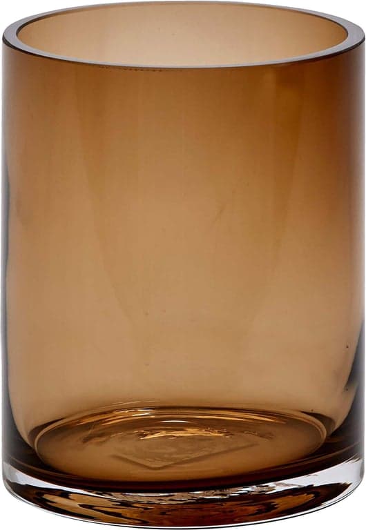 Ø 25 cm H 35 cm, glass, brun